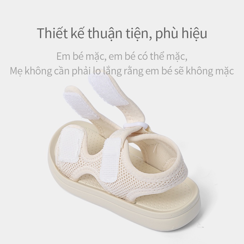 Dép quai hậu sandal cho bé Cheerful Mario, sandal bé trai bé gái chống trơn trượt chính hãng - Mã K33