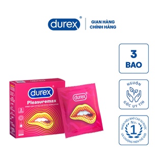 Bao cao su Durex Pleasuremax có gai Extaste