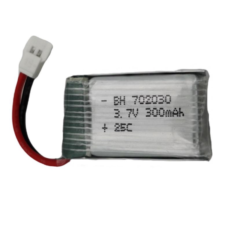 Pin Lipo 1s 300mah 25C dành cho máy bay, pin xe điều khiển