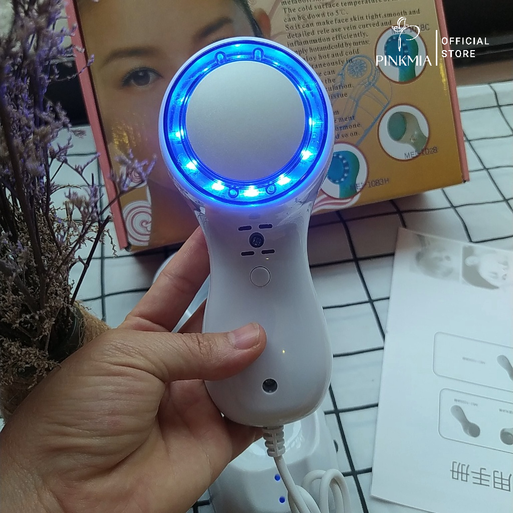 (Bảo Hành) Búa Lạnh Điện Di, Búa Lạnh Mini Có Đèn Dùng Trong Spa Bền Đẹp