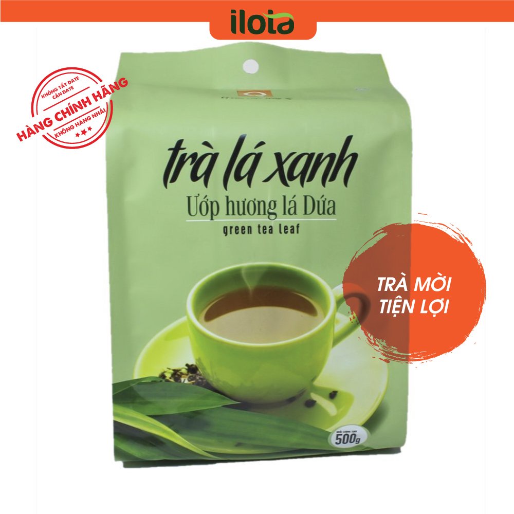 Trà lá xanh hương lá dứa trà sâm dứa làm trà mời quán cà phê trà giải khát Trần Quang