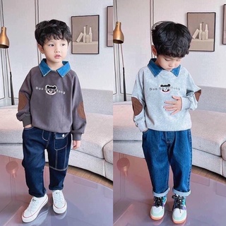Set 2 áo gấu polo cho bé