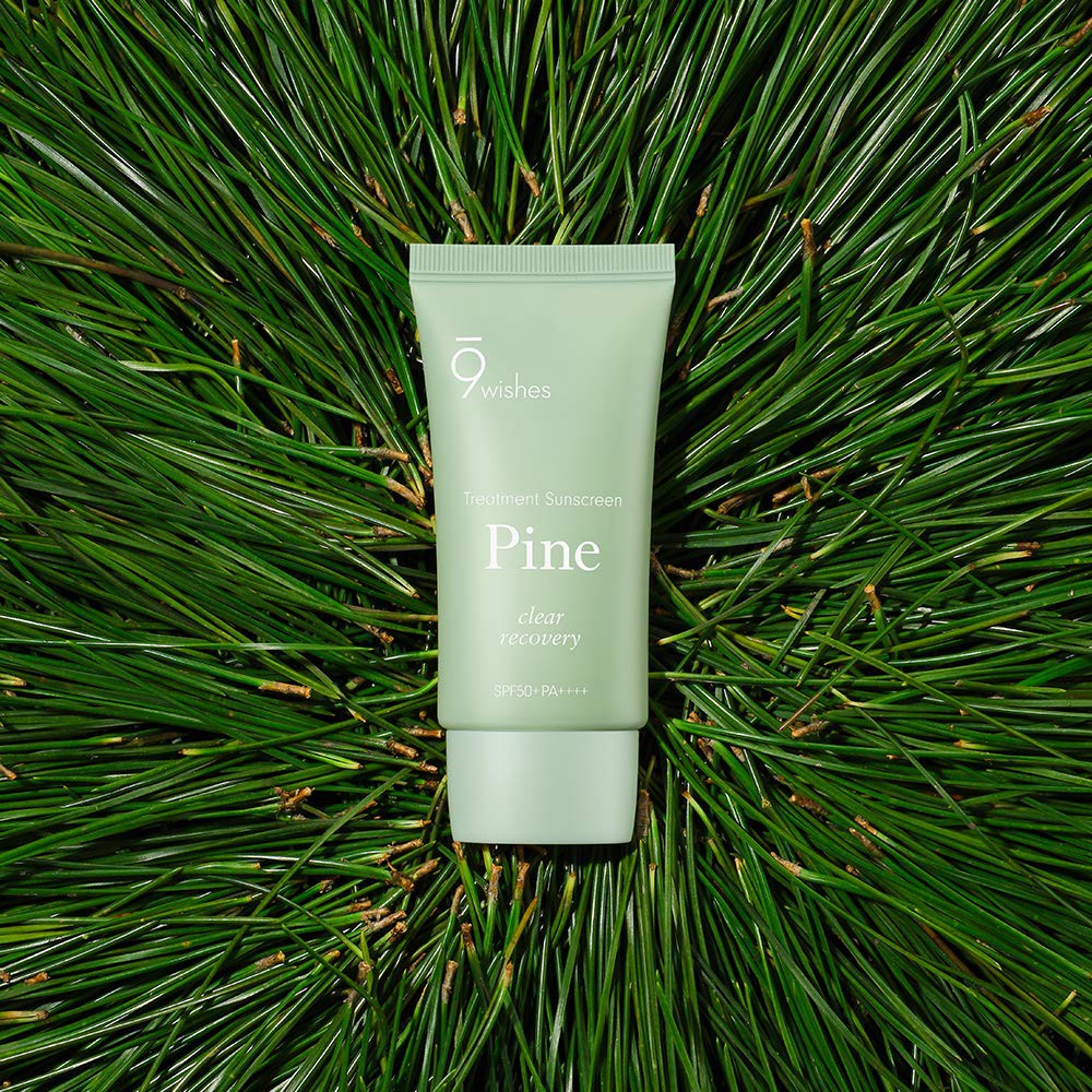 Kem Chống Nắng Thanh Lọc và Phục Hồi Da 9Wishes Pine Treatment Sunscreen SPF50+ PA++++ 50ml