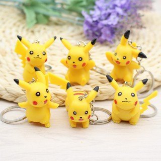 Bộ 6 Móc Khóa Hình Pikachu
