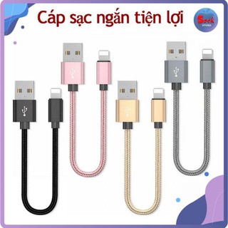 Cáp Sạc Ngắn Dây Sạc Dùng Cho Sạc Dự Phòng 20cm Chân Lightning Micro USB
