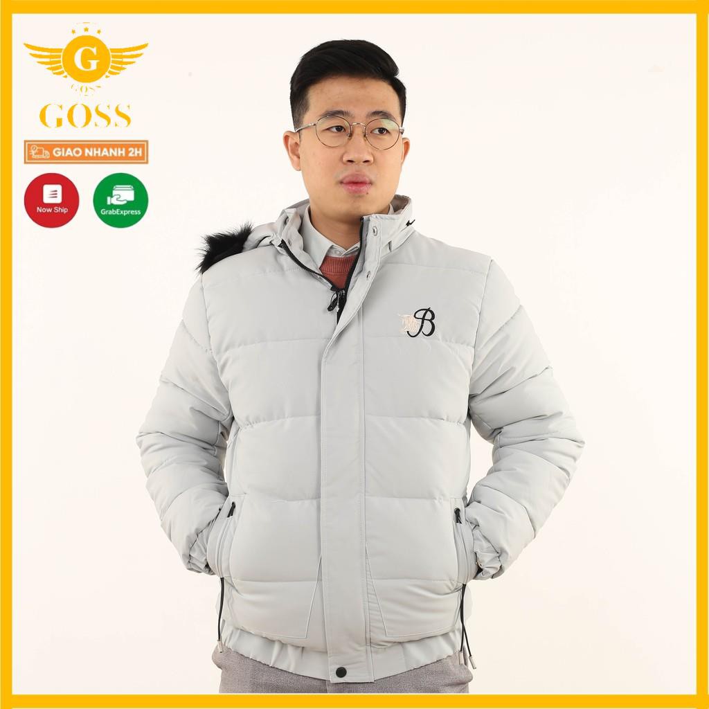 ⭐️Mặc là Mê⭐️ Áo phao nam cao cấp ba lớp mũ lông siêu ấm GOSS - Áo khoác phao nam đẹp chính hãng | BigBuy360 - bigbuy360.vn