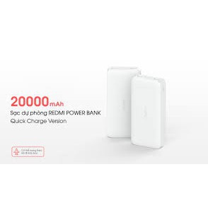 Pin Dự Phòng Xiaomi Redmi 20.000mah Chính hãng - Bảo hành 6 tháng