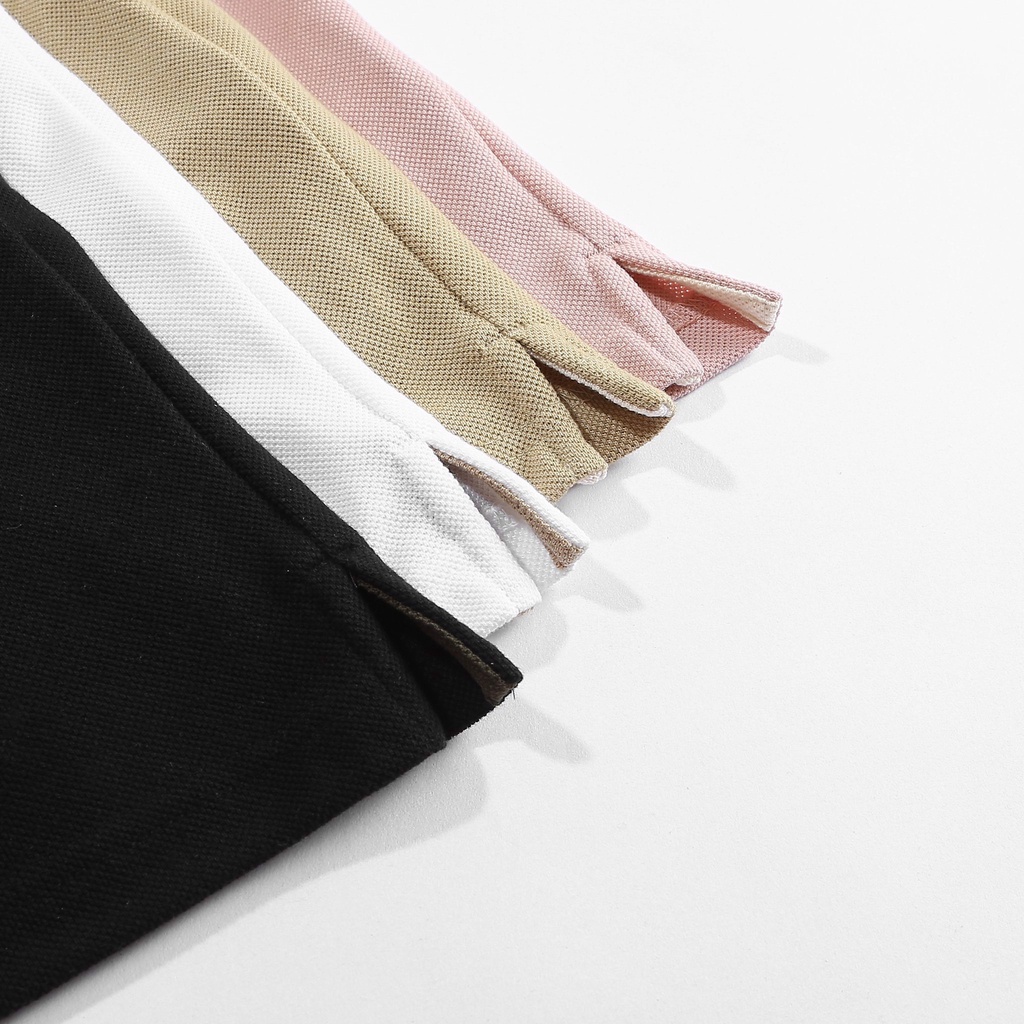 Áo Thun Nam Regular POLO LACOSTE TRƠN LOGO Cao Cấp DV vải cá sấu logo thêu dáng dài cực đẹp 4 màu hàng xuất xịn