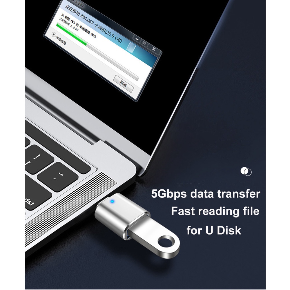 Đầu Nối Chuyển Đổi OTG Sang USB C USB-A Sang Micro USB Loại C Đầu Cái 3.0