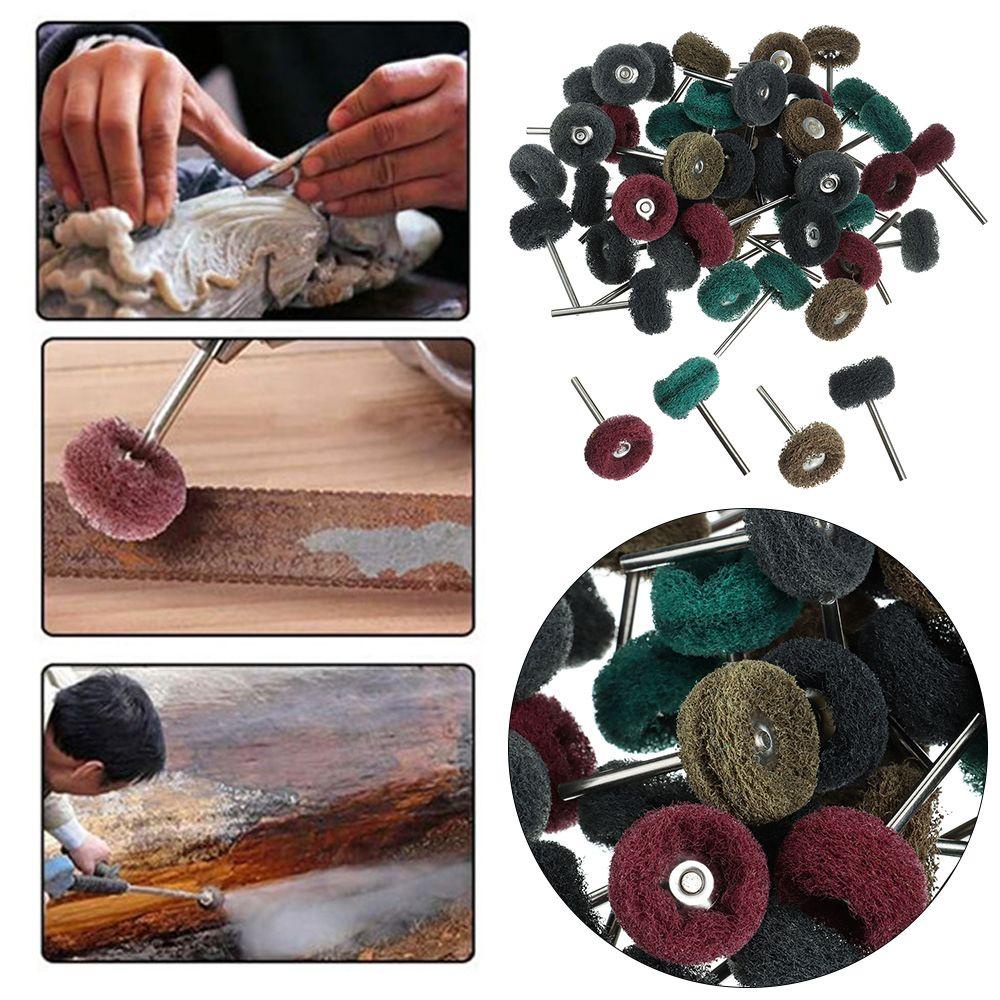 Bộ 10 Bánh Xe Mài Đánh Bóng Cho Máy Khoan Dremel