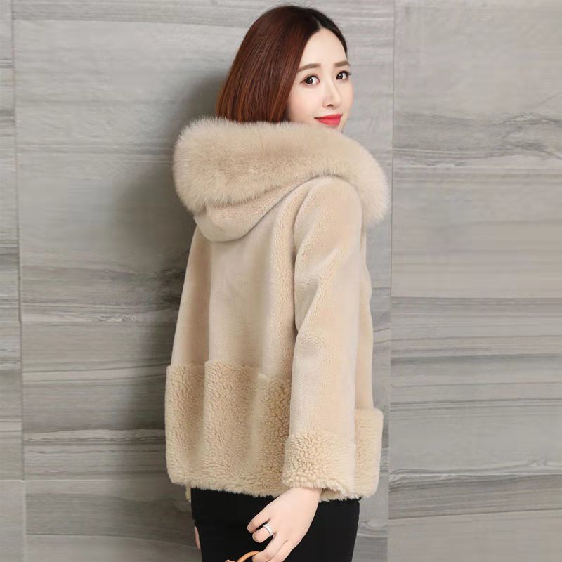 (TK012)Áo khoác lông màu sắc đơn trung tính mũ liền rộng ấm áp đón đông về siêu đẹp | BigBuy360 - bigbuy360.vn