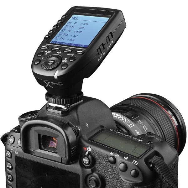 Đèn Flash Godox V1 cho Canon ( gồm Pin và sạc) kèm Trigger Godox Xpro -C