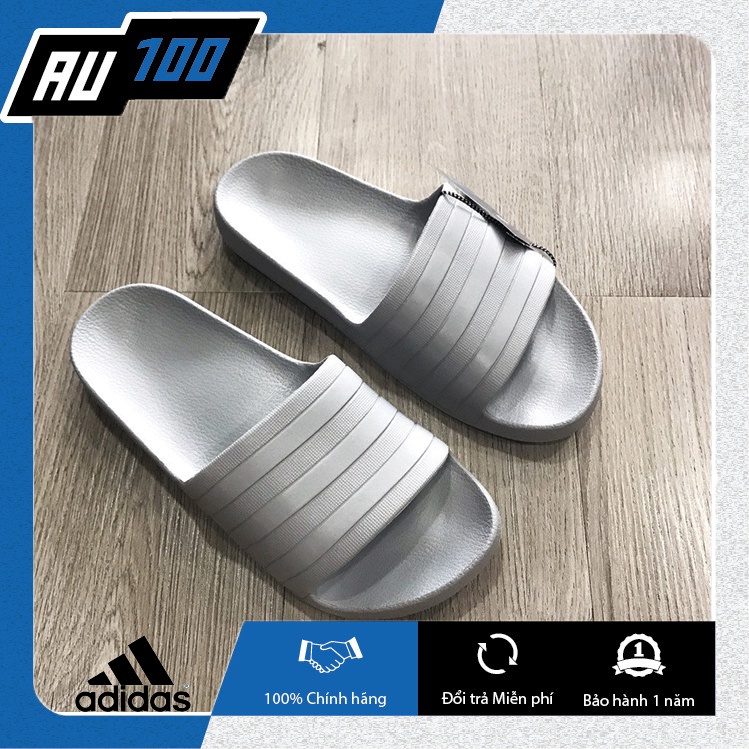 Dép Nam Quai Ngang Adidas Đúc Nguyên Khối Chống Nước, Chống Trơn Trượt Chuẩn Xịn Full Box