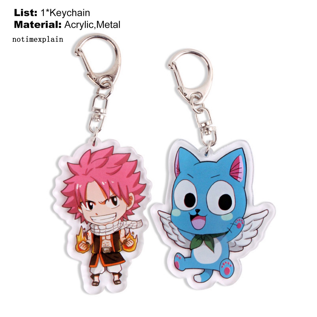Nta Sturdy Móc Chìa Khóa Hình Fairy Tail Sáng Tạo Không Cần Mài Cho Nam Và Nữ