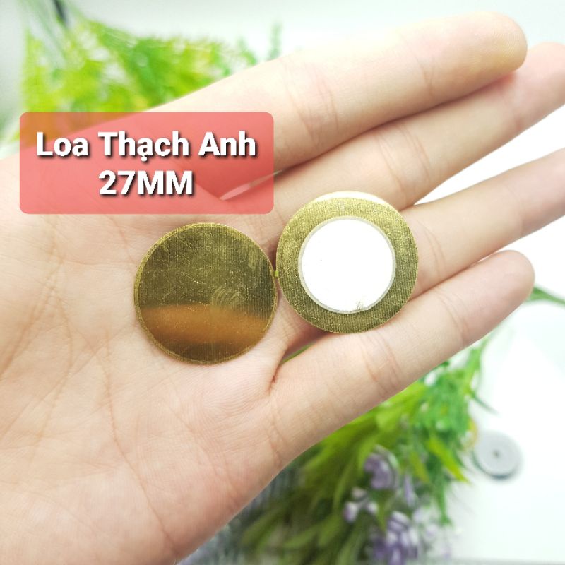 Loa Thạch Anh 27MMLoa Gốm Điện Áp 27MM Sử Dụng Trong Còi Báo Chuông