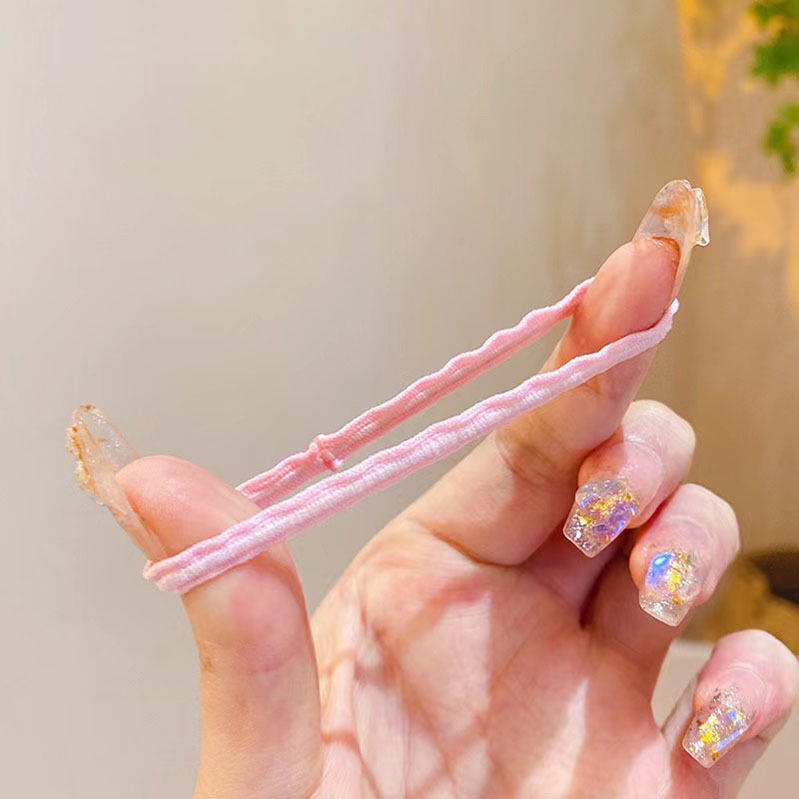 Dây chun buộc tóc không gây rối và rụng tóc thích hợp cho bé