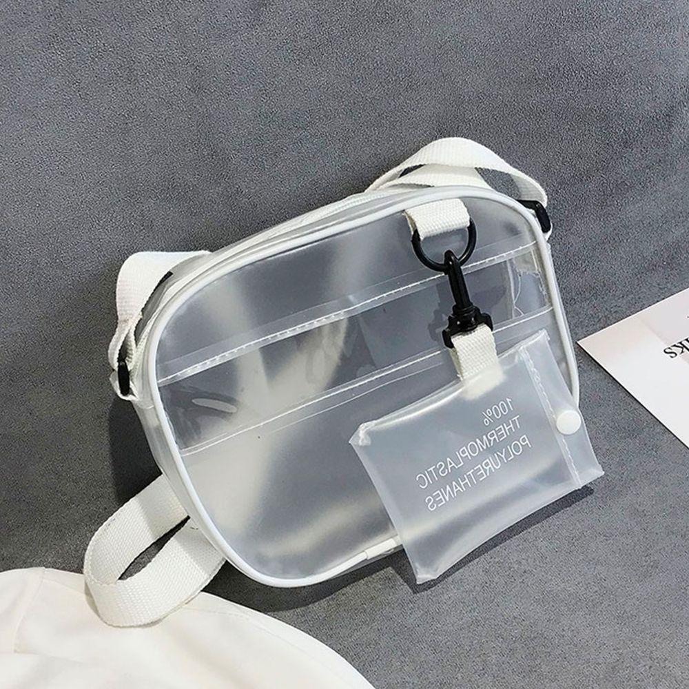 Túi Đeo Chéo Mini Trong Suốt Phong Cách Hàn Quốc Thời Trang Cho Nữ