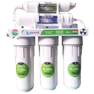 Máy lọc nước NANO BIO AQUALITE 8 lõi trắng