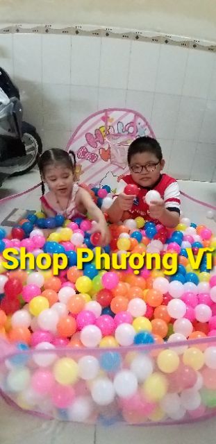 Nhà bóng &amp; lều bóng kitty tặng kèm 100 bóng đủ màu.