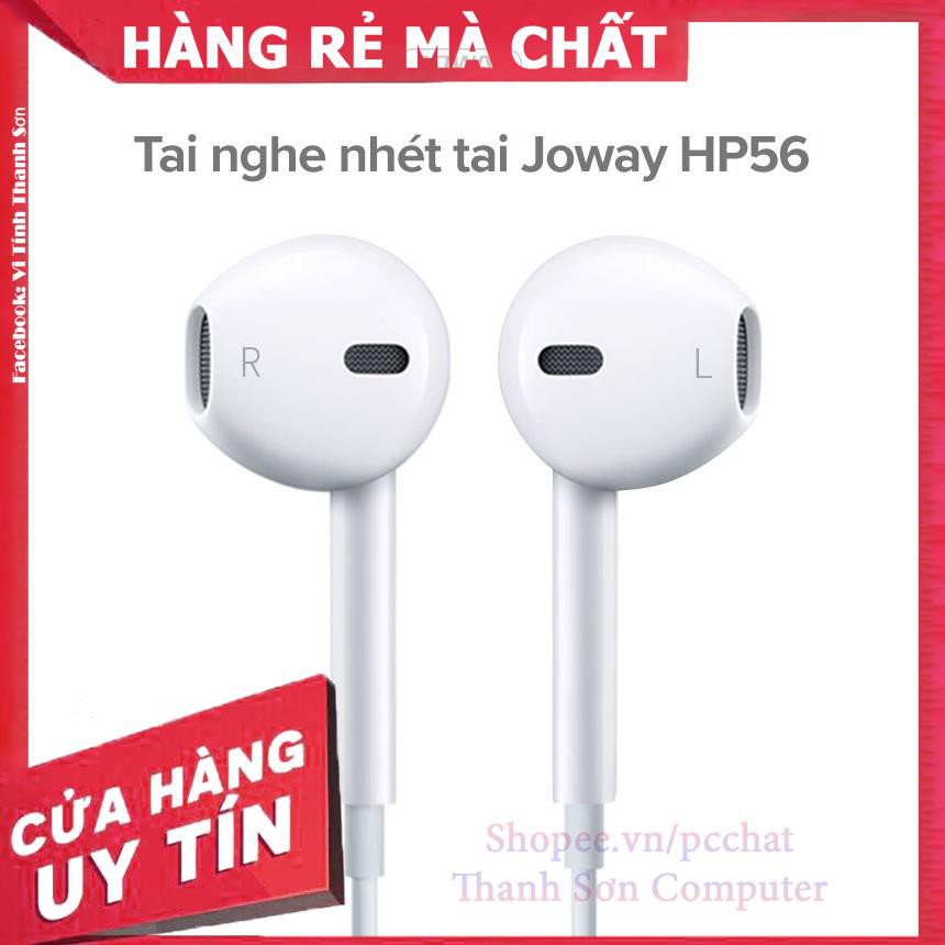 [Mã PC10K20X  hoàn đến10K xu] Tai nghe nhét tai Joway HP56 - Linh Kiện Phụ Kiện PC Laptop Thanh Sơn