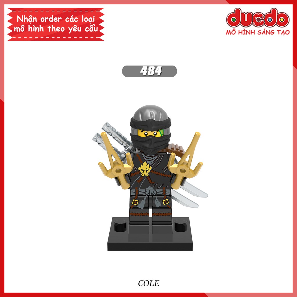 Minifigures các nhân vật Ninjago tuyệt đẹp - Đồ chơi Lắp ghép Xếp hình Mini Ninja KAI, KOZY, LLOYD Mô hình XINH 0143