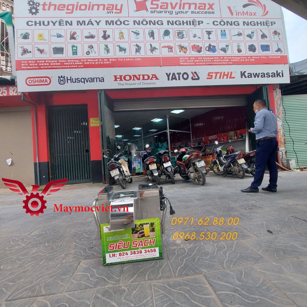 Máy ép mía siêu sạch để bàn nhỏ gọn dễ sử dụng