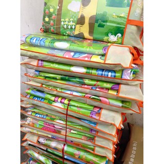 Thảm chơi Maboshi 2 mặt ngộ nghĩnh tặng quà (2,5m x 2m)