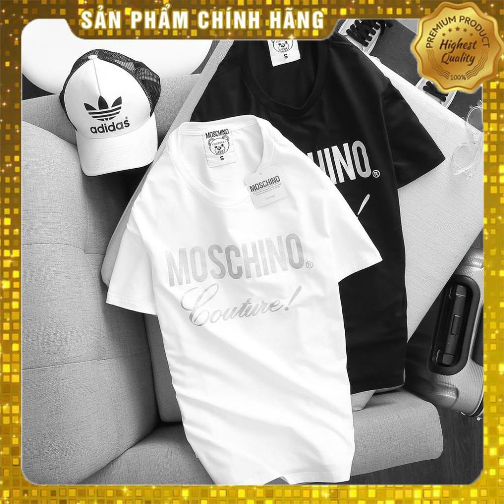 ÁO THUN NAM NỮ FROM RỘNG TAY NGẮN MOSCHINO