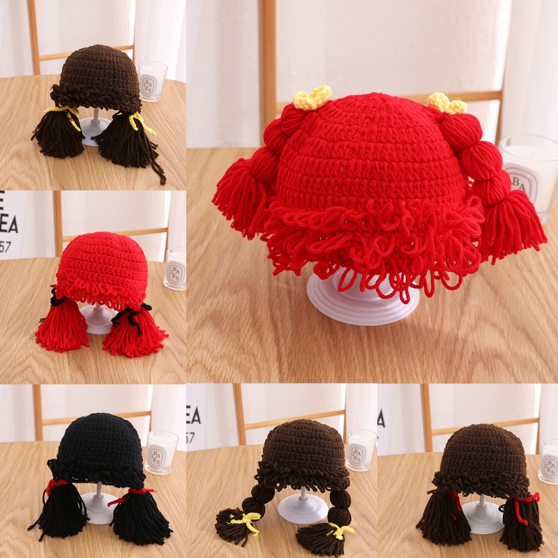Mũ beanie Thủ Công Thiết Kế Xinh Xắn Cho Bé
