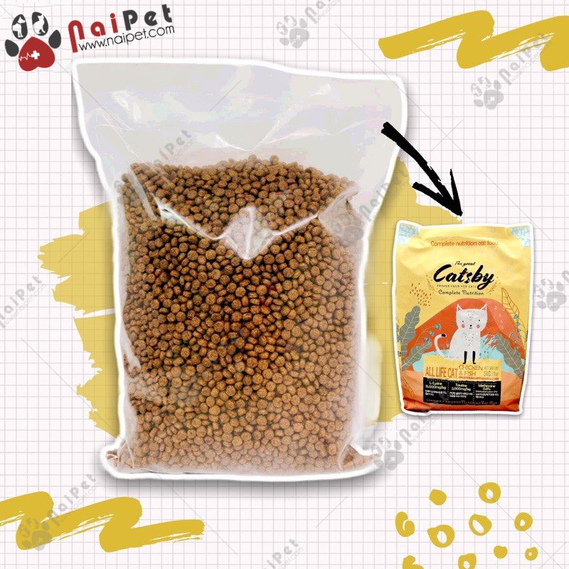 Thức Ăn Hạt Dành Cho Mèo Ở Mọi Lứa Tuổi Catsby Túi 5kg