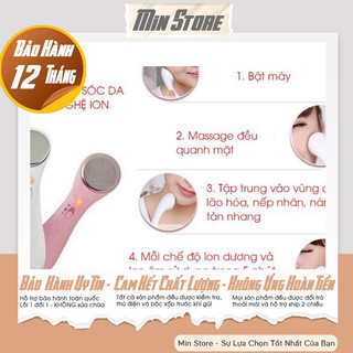 [Hàng Loại 1] Máy massage mặt ion, máy massage thẩm thấu kem dưỡng,