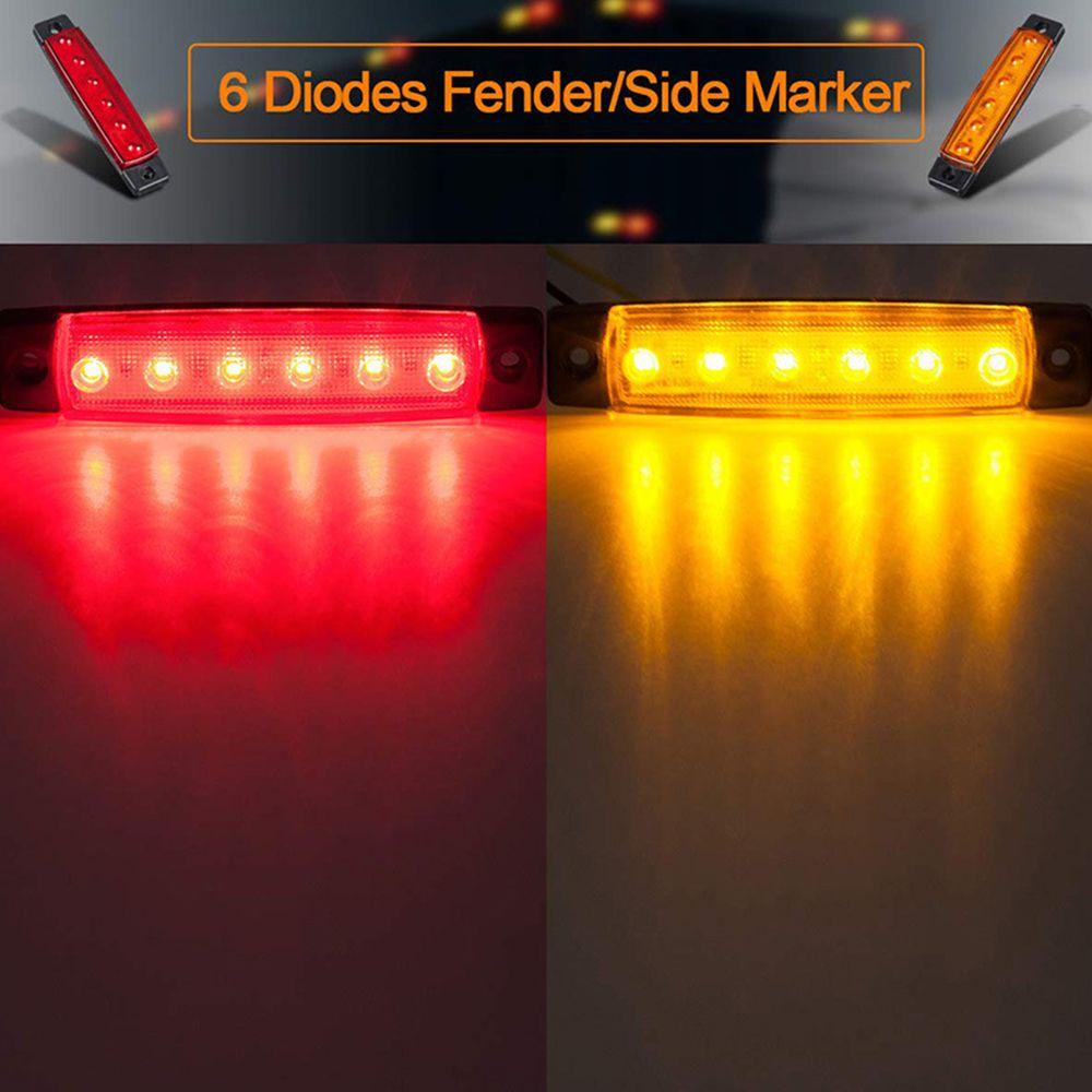 Set 10 Đèn LED Cảnh Báo Gắn Đuôi Xe Hơi