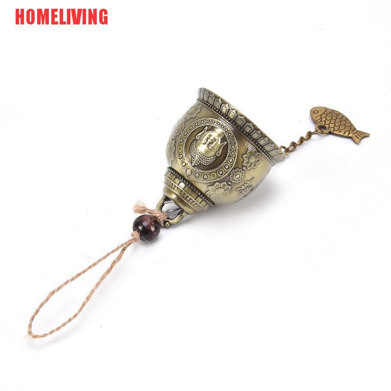 [HOMELIVING] Chuông Gió Phật Giáo Họa Tiết Tượng Phật Nhỏ May Mắn