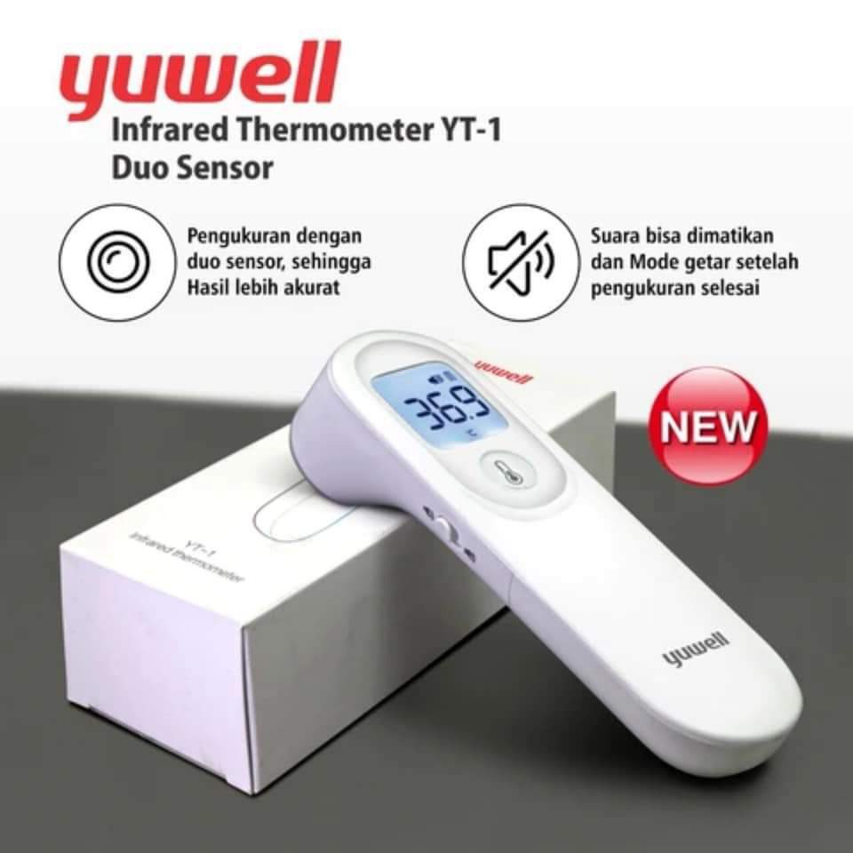 ✅ [HÀNG CÓ SẴN!!!] Nhiệt Kế Hồng Ngoại Đo Trán- Yuwell YT-1, Đo cực nhanh 0.5 Giây -VT0351 | Y Tế Vạn Thành