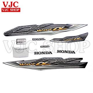 Bộ tem xe Wave Alpha 2017 màu đen