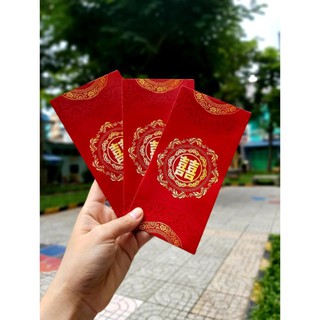 Bao lì xì cưới - lì xì bưng quả