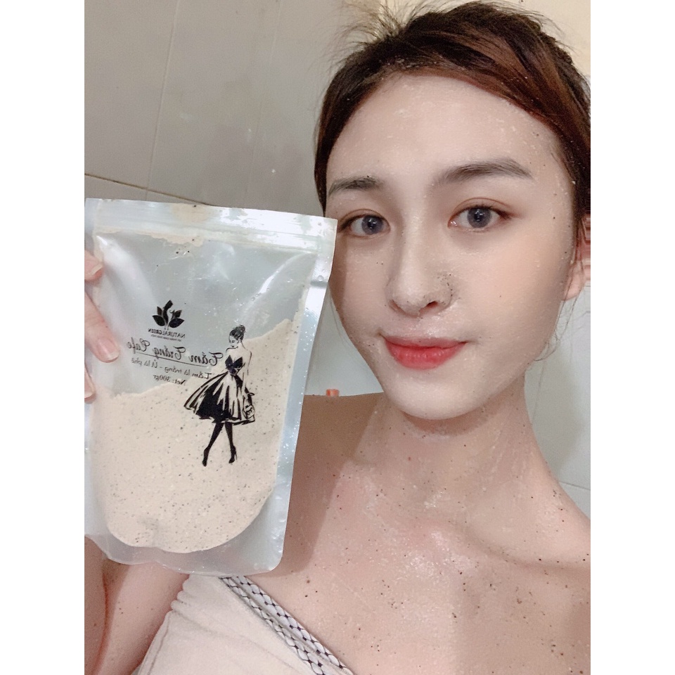 Ủ TRẮNG CAFE CHÍNH HÃNG - DÙNG CHO CẢ FACE VÀ BODY của Mỹ phẩm thiên nhiên 300GR làm trắng da face và body