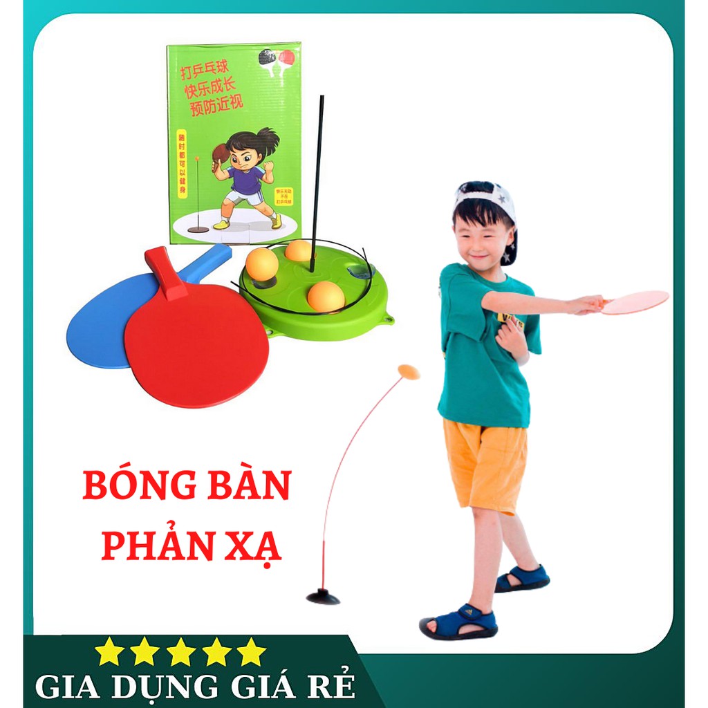 Đồ chơi bóng bàn cho bé, tập phản xạ tốt