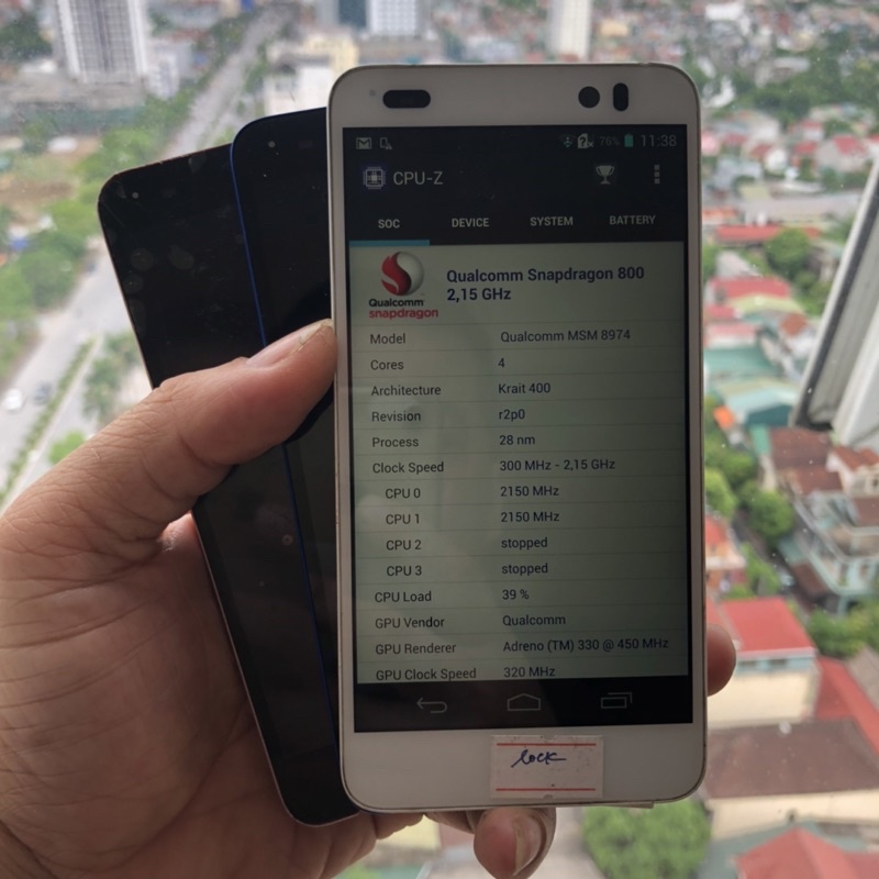 Điện thoại nội địa Nhật Kyocera KYL22 5 inch ram 2Gb+32Gb-không nhận sim