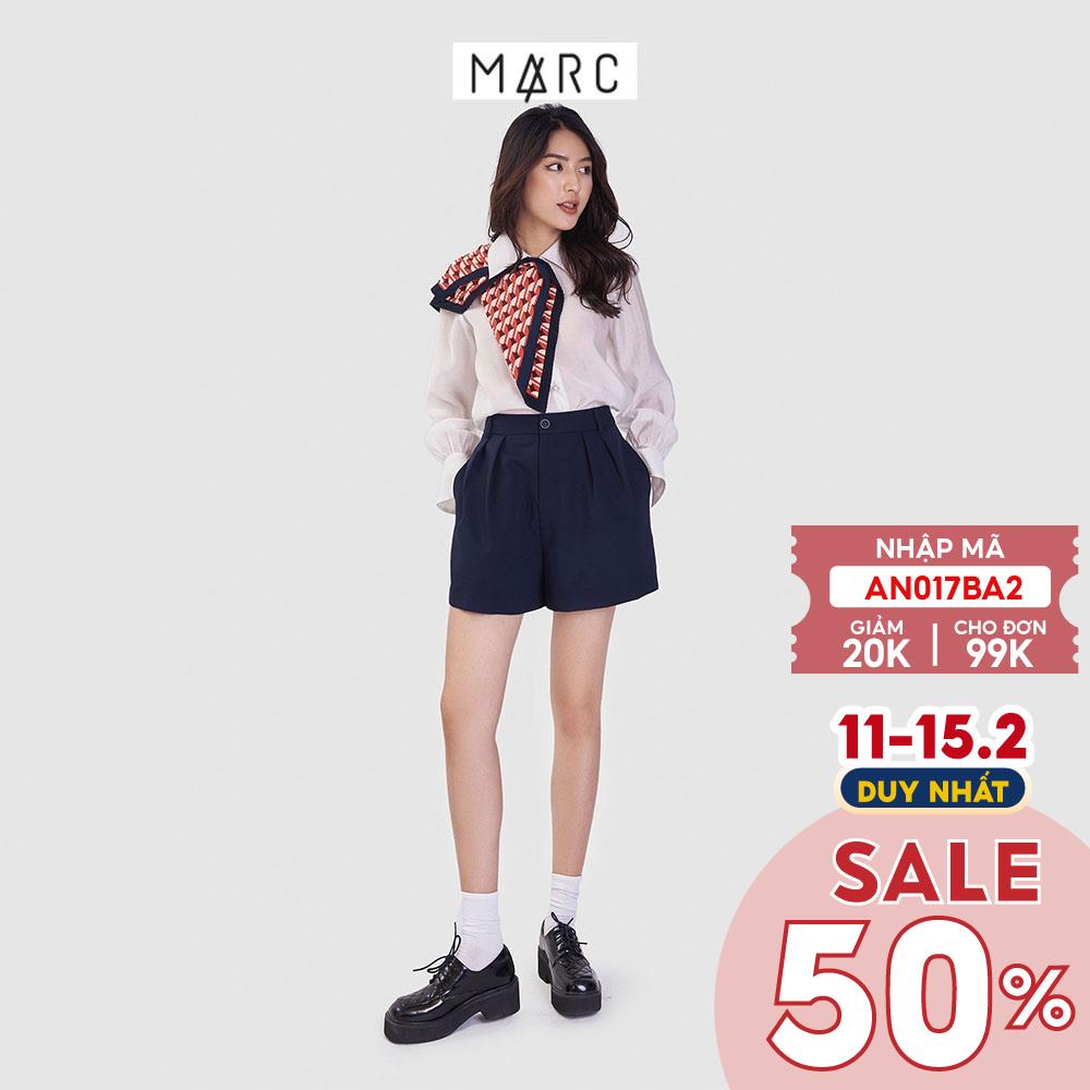 Quần nữ MARC FASHION shorts xếp bốn ly trước