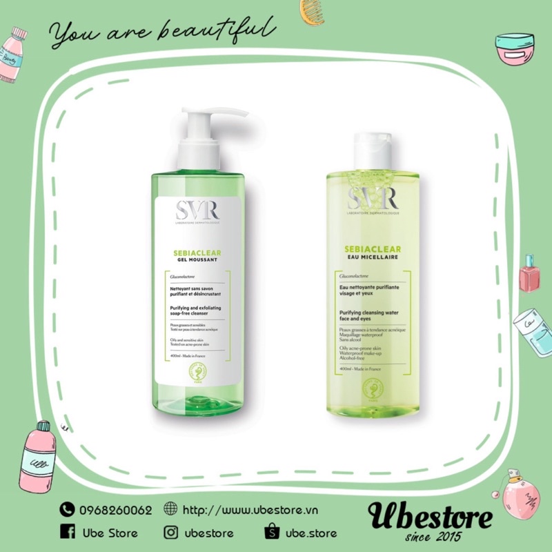 SỮA RỬA MẶT/ TẨY TRANG SVR SEBIACLEAR 400ML | BigBuy360 - bigbuy360.vn
