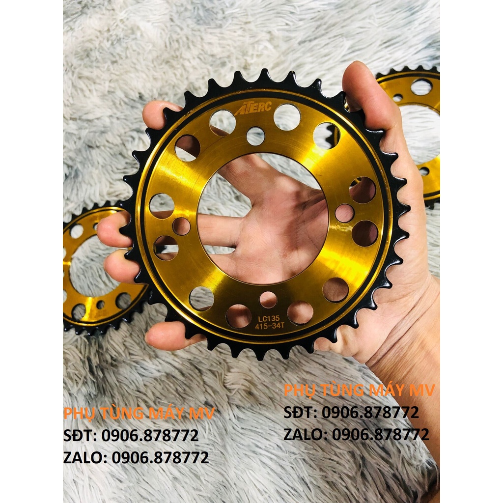 Dĩa ATE thép hợp kim size 26/27/28/29/30/31/32/33/34/35/36 dành cho Ex135. Wave Dream. Sử dụng sên 7li. Yêu Thích ❤️❤️❤️