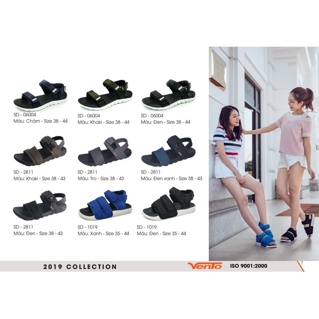 [Mã LT50 giảm 50k đơn 250k] Sandal Nam Nữ VENTO Xuất Khẩu SD06004