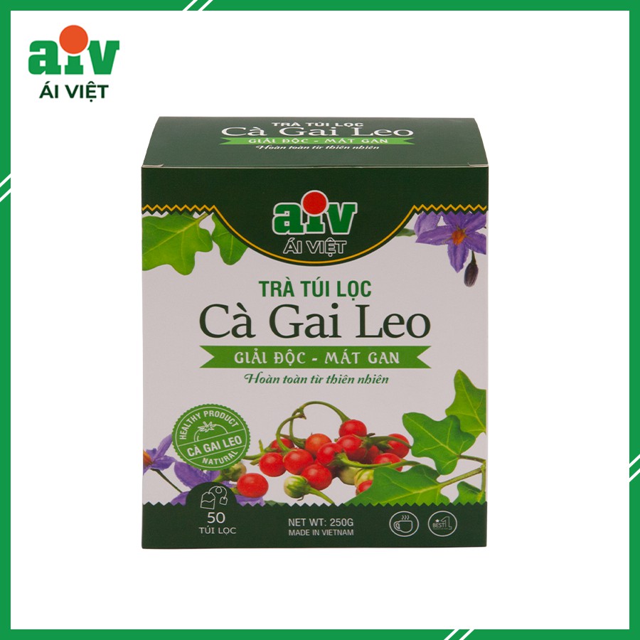 Trà Cà Gai Leo Ái Việt giải độc mát gan (250gr - 50 túi) | BigBuy360 - bigbuy360.vn