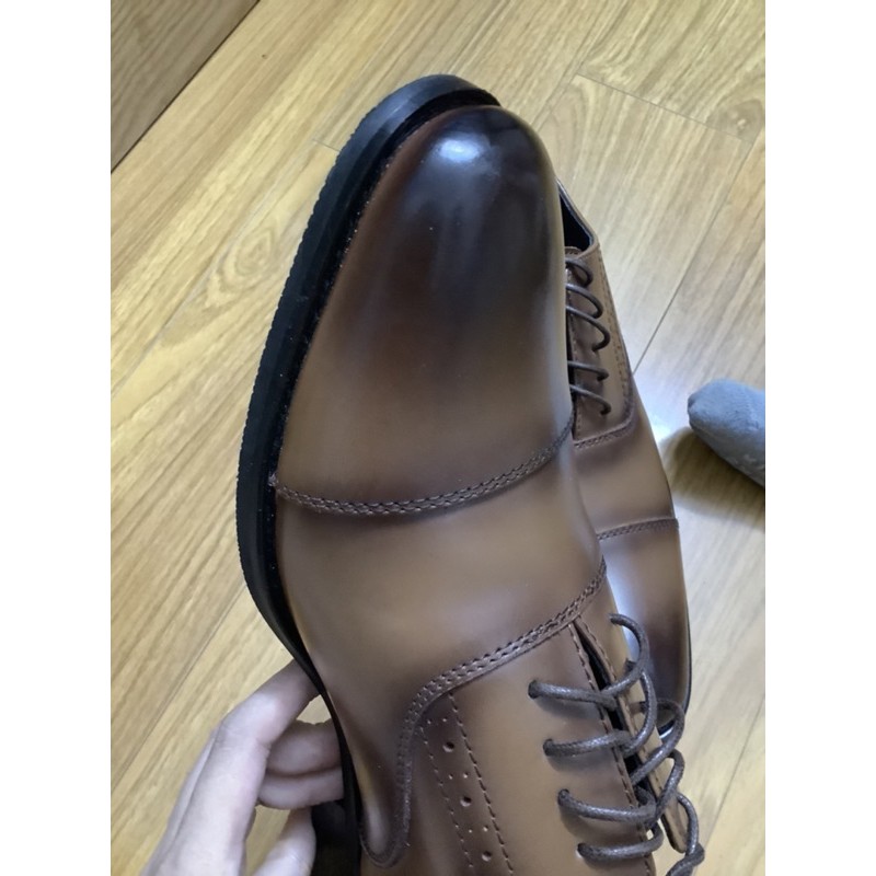 [Sẵn Hàng]♥️Giày Da Nam Nâu Tây(ảnh thật)Size 40-41