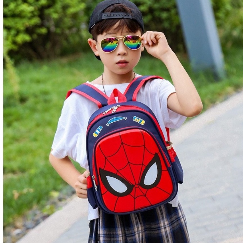 Balo cho bé trai, bé gái, balo siêu nhân, người nhện, caption, peppa cho bé từ 1-4 tuổi đi học,đi chơi