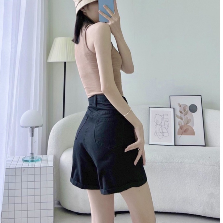 Quần short kaki nữ eo nhún thun có bigsize XXL cho chị em 70kg (Mã SJ1115) | BigBuy360 - bigbuy360.vn