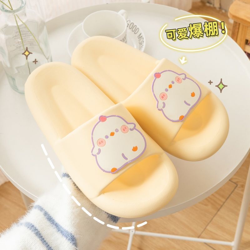 Dép Đi Trong Nhà Đế Dày Mềm Mại Siêu Nhẹ Chống Trượt Thiết Kế Dễ Thương Cho Nữ