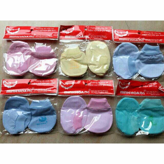 Bao tay bao chân Minh Hoàng cho trẻ sơ sinh