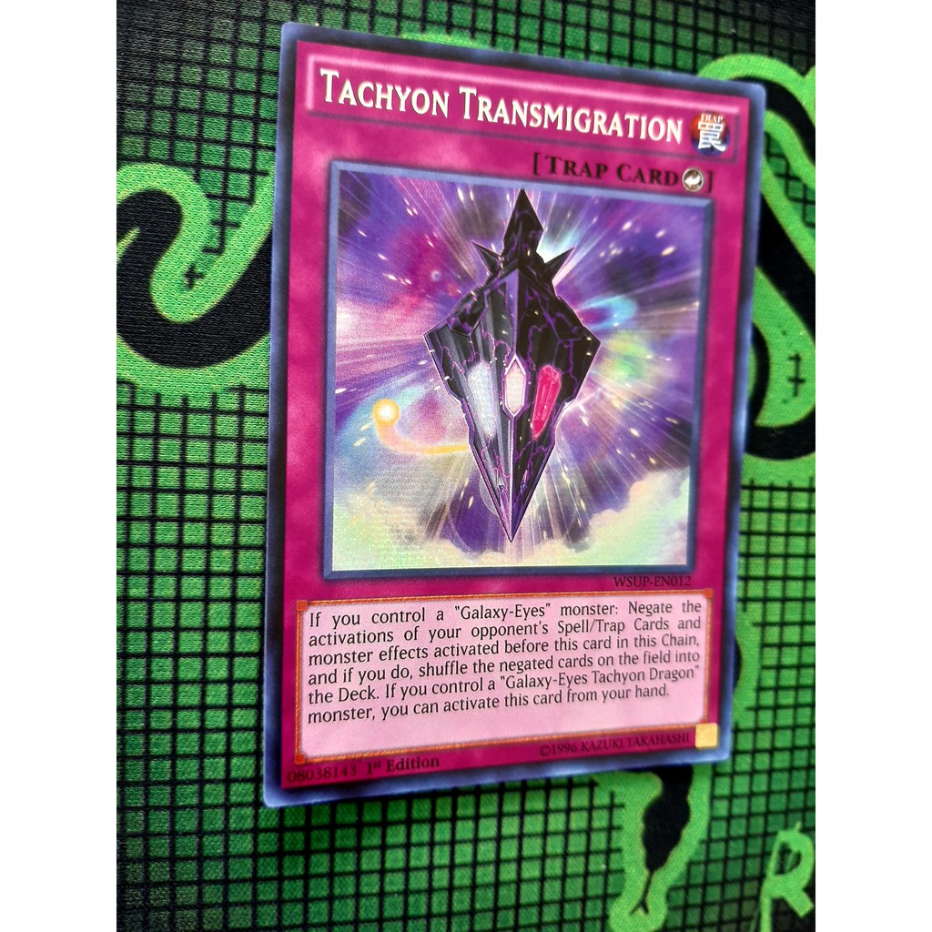Thẻ Bài Mint90 Yugioh Trap Tachyon Transmigration